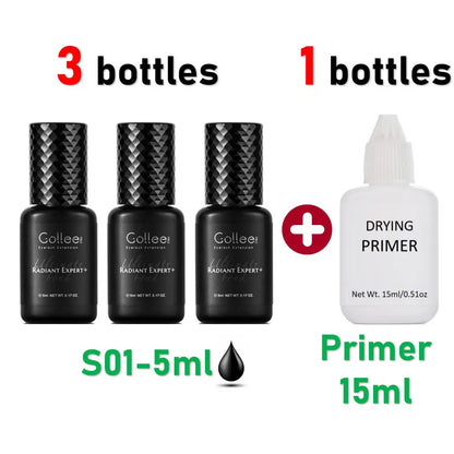 Gollee 0.5s Fast-Drying Eyelash Extension Glue – Waterproof Professional Adhesive for Salon Lashes