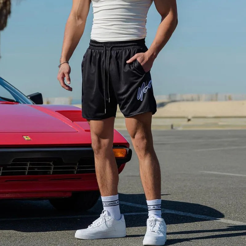 Men’s Running Shorts – Quick-Drying Summer Fitness & Bodybuilding Jogging Sports Shorts