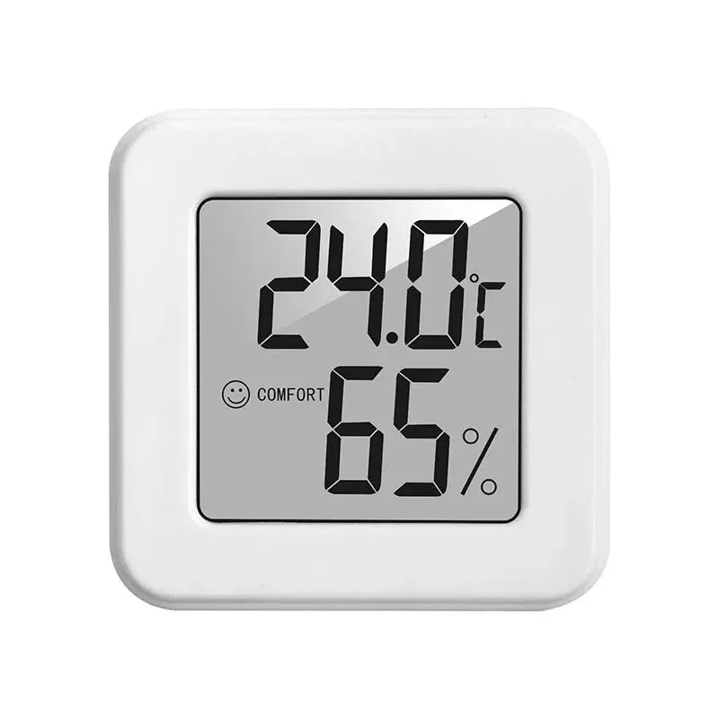 Indoor Mini Temperature & Humidity Meter – Portable Digital Display for Bedroom & Home