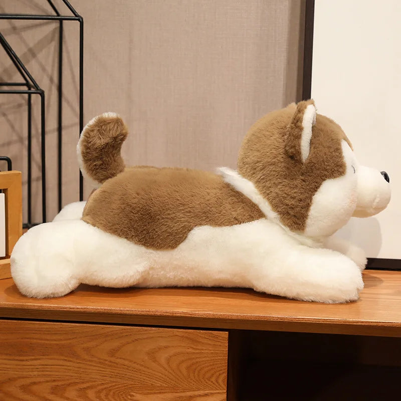 30/40cm Cute Husky Dog Plush Toy – Soft Kawaii Stuffed Puppy Pillow Doll for Xmas Gift