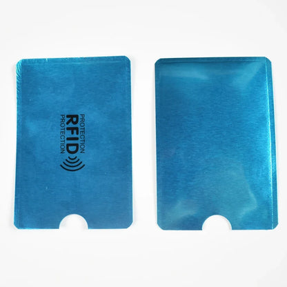 10PCS RFID Blocking Card Holder - NFC Anti Scan Aluminum Protector Case for ID & Bank Cards
