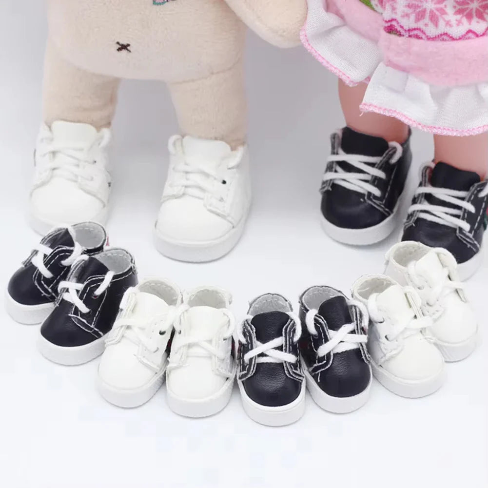 17cm Mini Plush Doll Clothes Set – Kpop EXO Labubu Idol Princess Shoes & Casual Sneakers Accessories, Clothing Gift