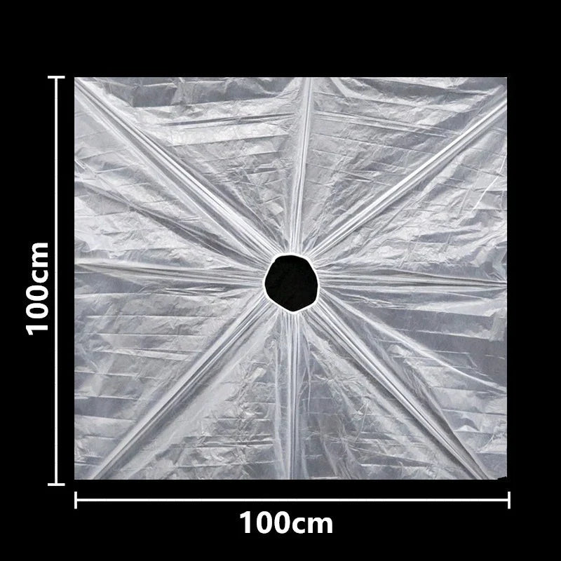 50PCS Disposable Waterproof Hair Salon Capes – Barber Perm & Hair Dye Neck Shawl Cutting Bib 100x100cm