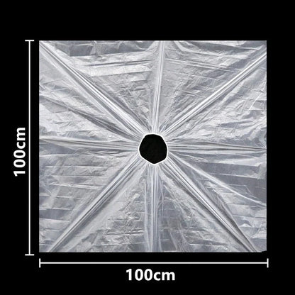 50PCS Disposable Waterproof Hair Salon Capes – Barber Perm & Hair Dye Neck Shawl Cutting Bib 100x100cm