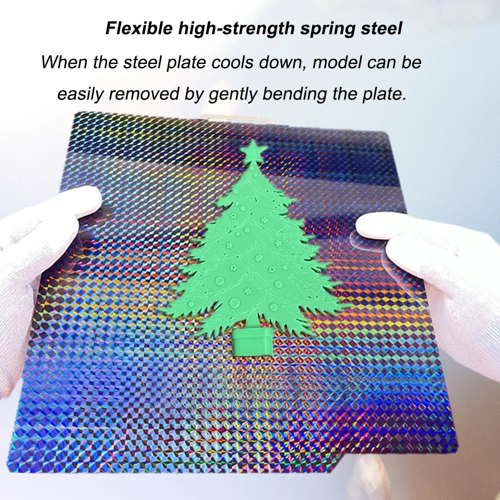 Smooth PEI Build Plate for Bambu Lab X1C, P1P, P1S & A1 – PEO/PET Heatbed Platform for 3D Printer Printing Surface