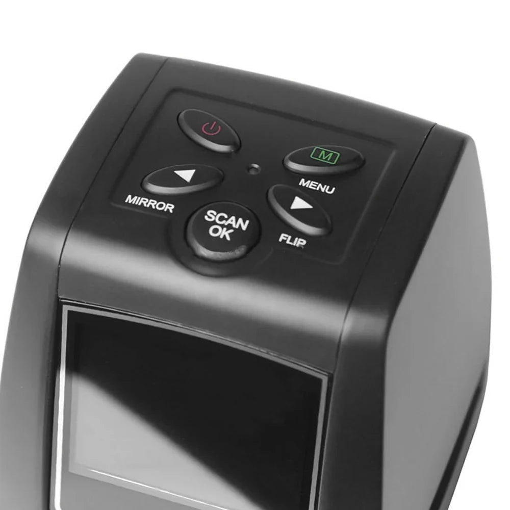 Portable Negative Film Scanner - 35mm/135 Slide Converter with 2.4" LCD Photo Viewer & Digital Image Editing