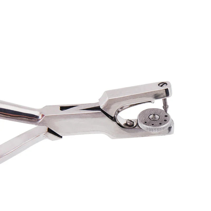 Dentistry Dam Hole Puncher Set – Pliers & Orthodontic Tools with Leather Bag for Dentists
