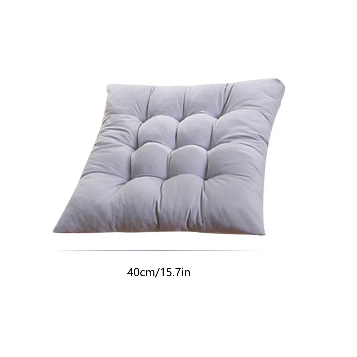 40cm Non-Slip Chair Seat Cushion – Soft Throw Pillow with Fixed Rope, Home & Office Sofa Comfort Cushion Pad