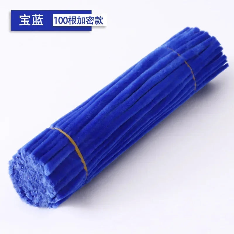 100/50PCS Chenille Stems Bulk – 22 Colors Pipe Cleaners for Kids’ Crafts, DIY Art Projects & Decorations (6mm x 12in)