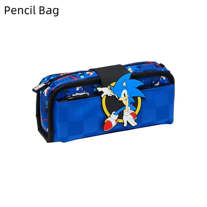 Australia Smiggle Sonic Cartoon Backpack – Kids School Bag Anime Student Gift