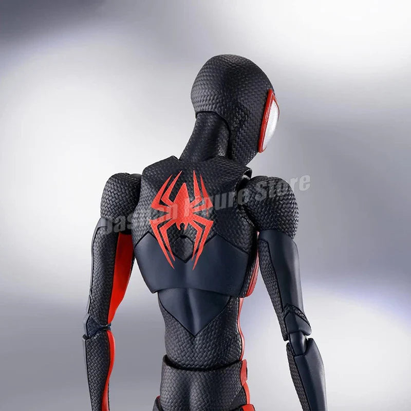 SHF Miles Morales Action Figure – Marvel Spider-Man Across the Spider-Verse Collectible Toy