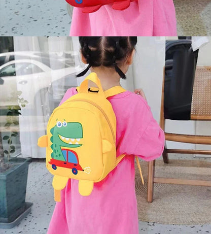 Cute Cartoon Dinosaur Kids Backpack – Anti-Lost Toddler School Bag for Kindergarten & Preschool