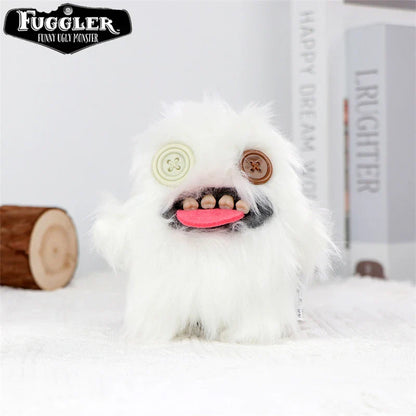 12cm FUGGLER Plush Keychain – Funny Ugly Teeth Monster & Wide-Eyed Rabbit Pendant Toy Gift