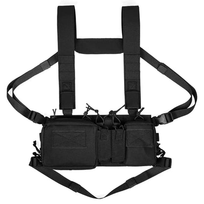 Tactical Vest CS Match – Wargame Military Nylon Chest Rig Vest for Airsoft, Hunting & Outdoor Camping Gear Accessories