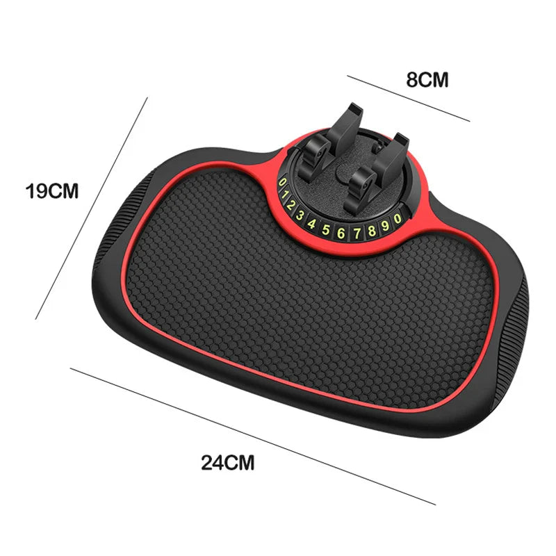 Multi-Functional Car Anti-Slip Mat – Non-Slip Sticky Phone Holder for Dashboard, Silicone Car Pad Mount