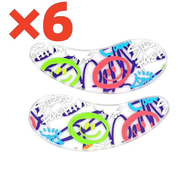 Blackwings Reusable Silicone Cooling Eye Patches – Gel Eye Mask for Dark Circles & Puffy Eyes (6 Pairs)