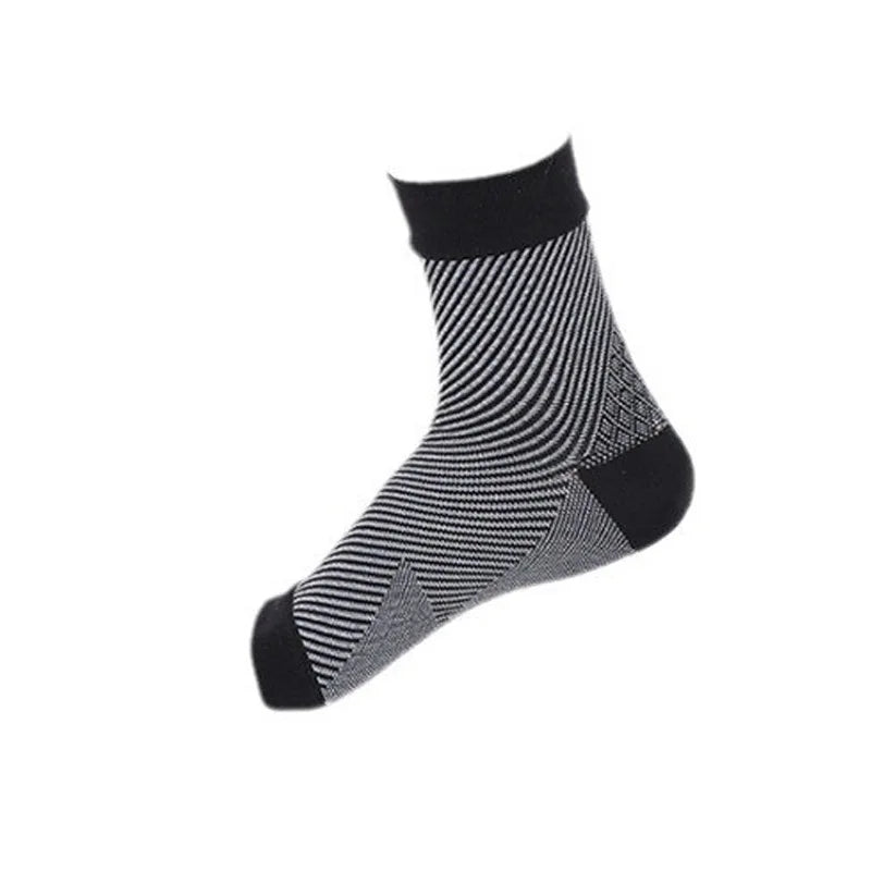 Sports Ankle Support Brace – Compression Sleeve Sock for Plantar Fasciitis, Achilles Tendonitis & Heel Pain