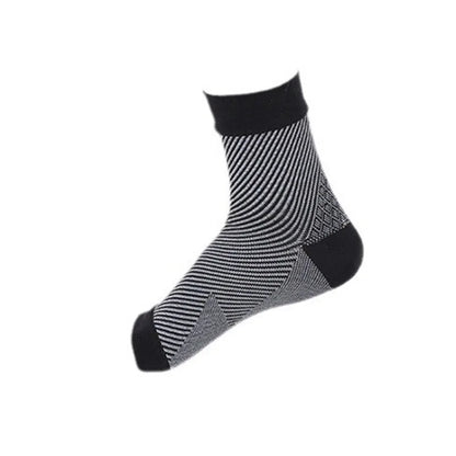 Sports Ankle Support Brace – Compression Sleeve Sock for Plantar Fasciitis, Achilles Tendonitis & Heel Pain