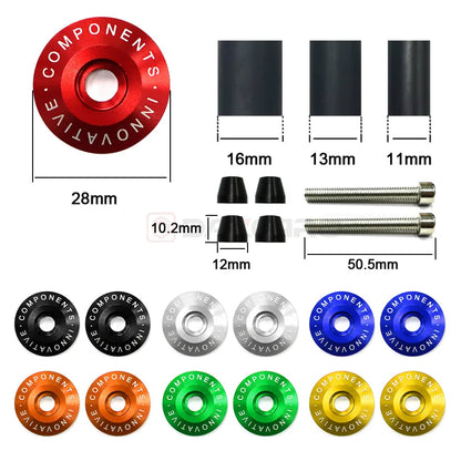 Motorcycle Handle Bar End Cap Anti-Vibration Slider Plug for SX, XC, EXC, EXC-R, F, W Models - Fits 65cc to 530cc