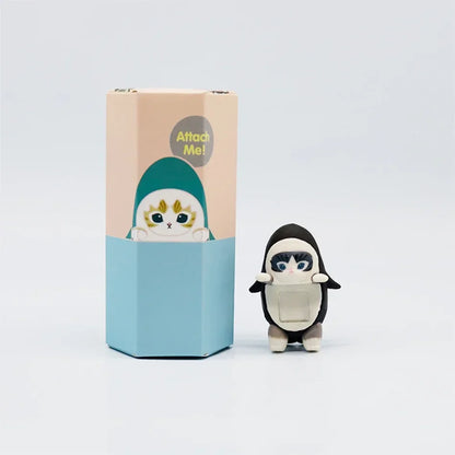 New Sonny Angel & Mofusand Blind Box – Mini Shark Cat Action Figure, Toy for Fans & Children, Christmas Gift