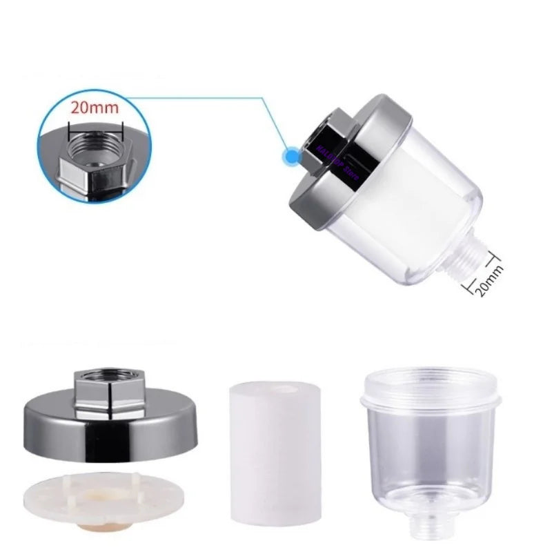 Universal Faucet Water Filter Kit - Kitchen, Bathroom, and Shower Purifier - High-Density PP Cotton Household Filtration Solution