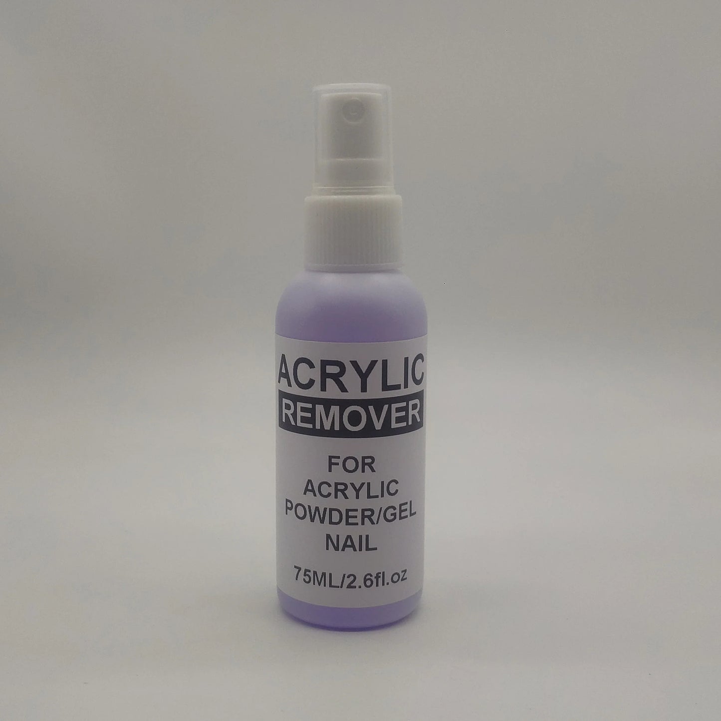 75ml Professional Acrylic Nail Remover — Liquid & Gel Polish Remover for Acrylic Nails