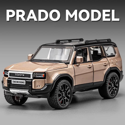 1:32 Toyota Prado Land Cruiser Alloy Diecast Model Car – Off-Road Toy for Kids & Collectible Gift