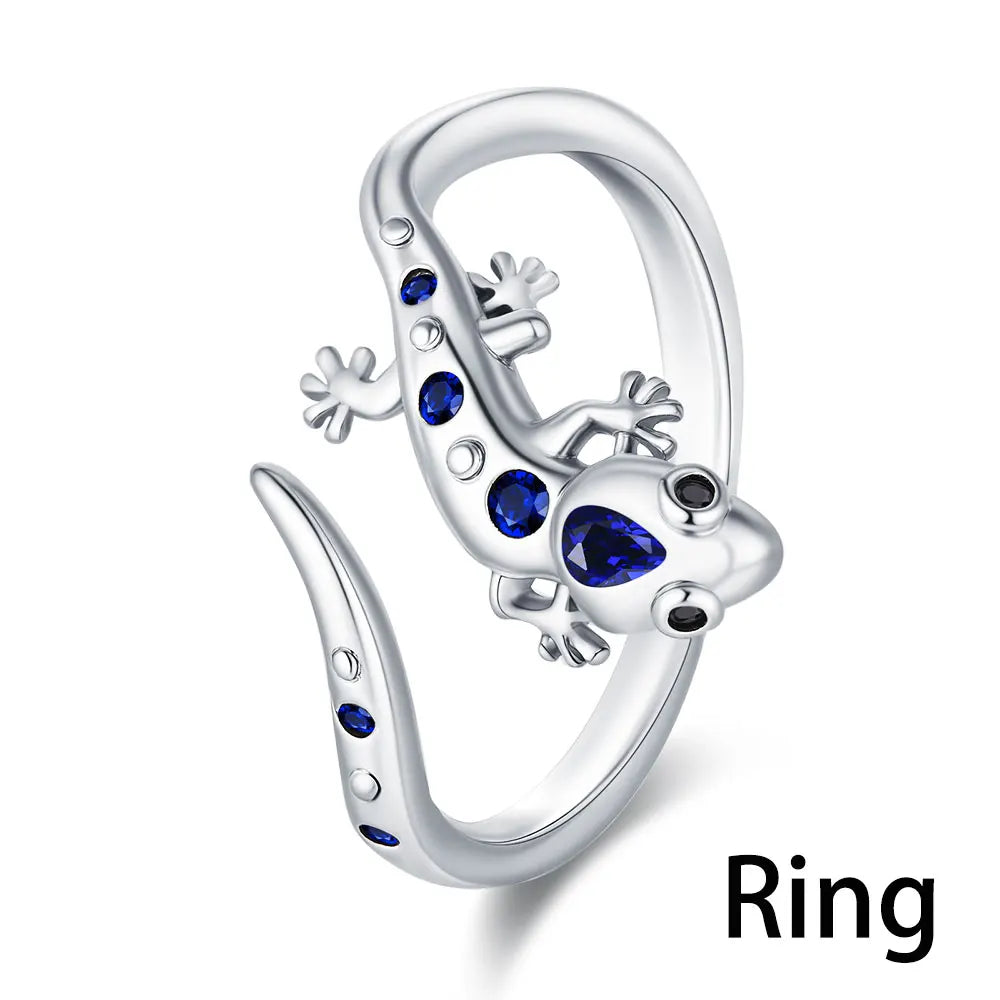925 Silver CZ Snake Ring – Adjustable Cube Zirconia Finger Ring for Women, Party Jewelry & Fashion Accessory