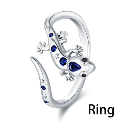 925 Silver CZ Snake Ring – Adjustable Cube Zirconia Finger Ring for Women, Party Jewelry & Fashion Accessory