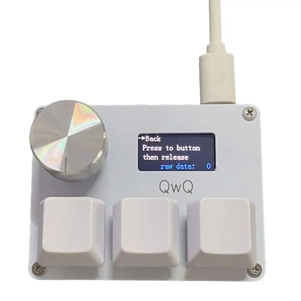 SayoDevice OSU Keyboard O3C | Rapid Trigger Hall Magnetic Red Switches with Knob & Screen, Copy-Paste Shortcut