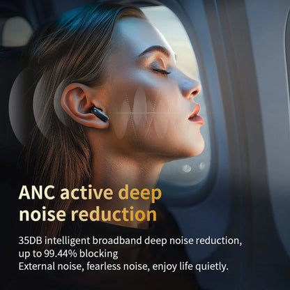 New Full Touch ANC Bluetooth 5.4 Earphones – HiFi Stereo Noise Cancelling Wireless In-Ear Earbuds with Mic & ENC