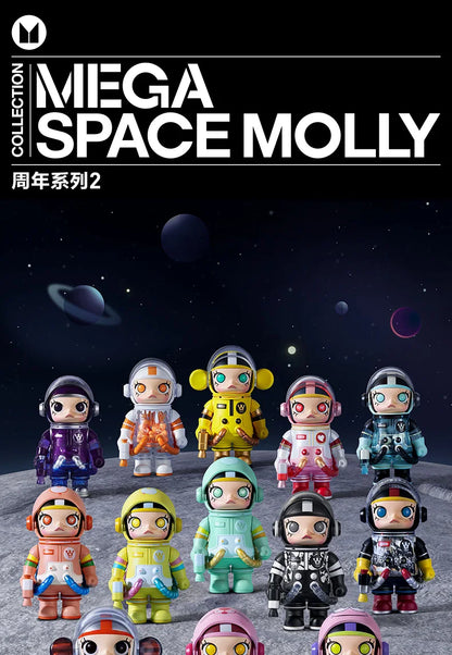 Genuine Mega Space Molly Series 2 Blind Box – 100% Kawaii Anime Action Figure Collectible Mystery Gift