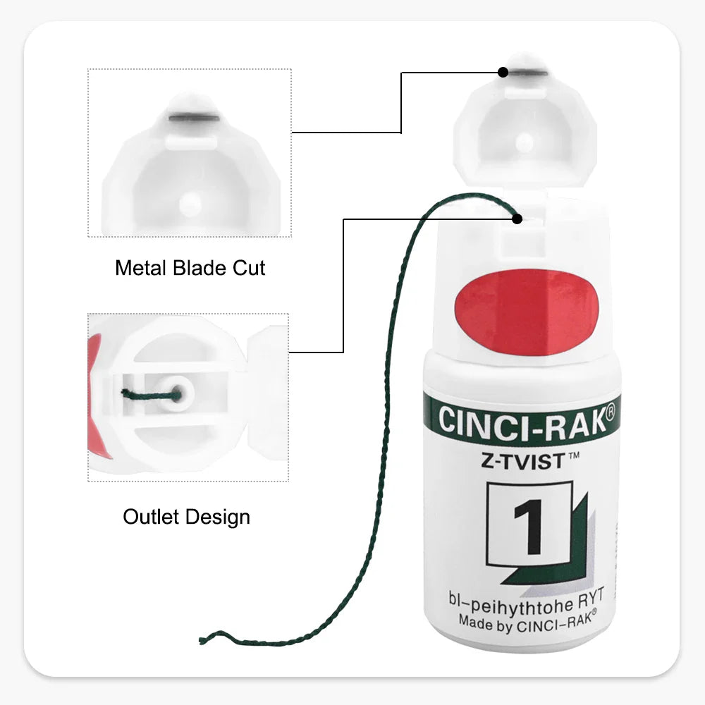 Dental Disposable Gingival Retraction Cord – Knitted Cotton Gum Line, Size 0/00/000 for Denspay
