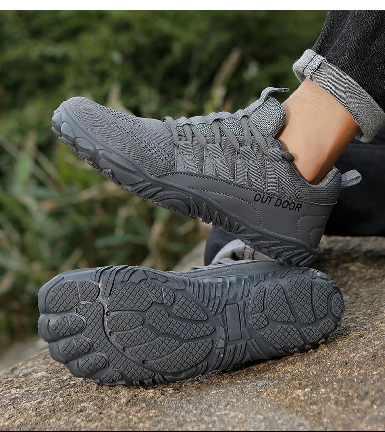 New Plus Size Hiking Shoes – Wide Palm Outdoor Sports & Barefoot Casual Shoes for Couples, Indoor Yoga & Fitness
