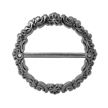 Scarf Buckle & Ring – Shawl, T-Shirt, Waist Clip Brooch, Silk Clasp Fashion Jewelry Accessory