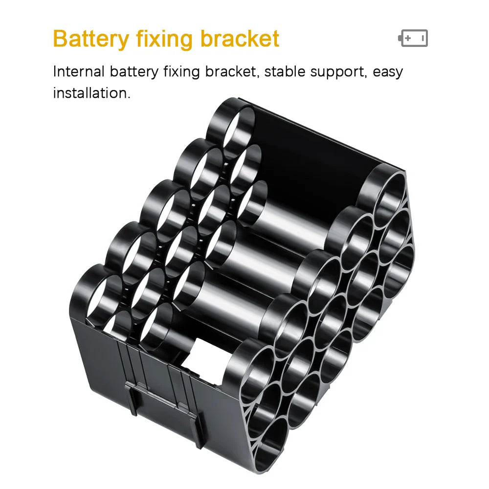 DCB200 9.0Ah Battery Case for DEWALT 18V 20V DIY, DCB184 Shell Box with BMS PCB Board, Charging Protection, LED Digital Indicator