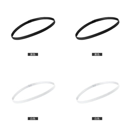 4 Pack Non-Slip Elastic Sports Headbands – Thick Sweatbands for Men & Women, Exercise & Outdoor Use