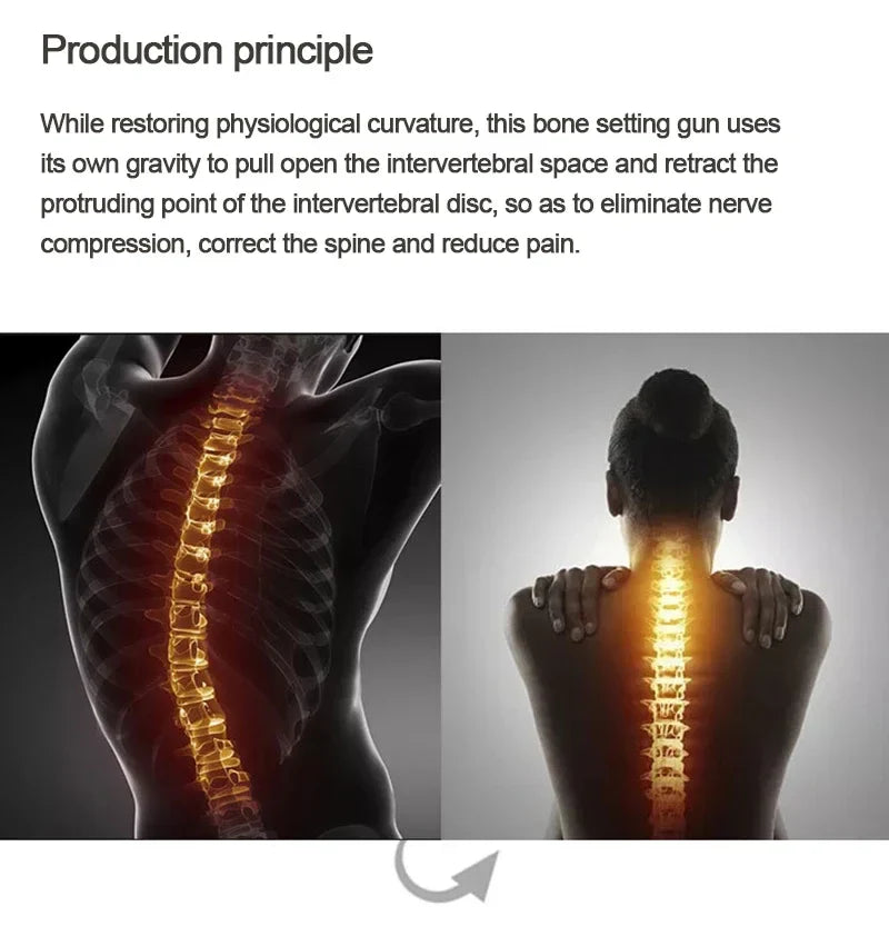 Manual Chiropractic Adjustment Tool – Activation Therapy Gun for Joint Correction, Limb Massage & Health Care Support