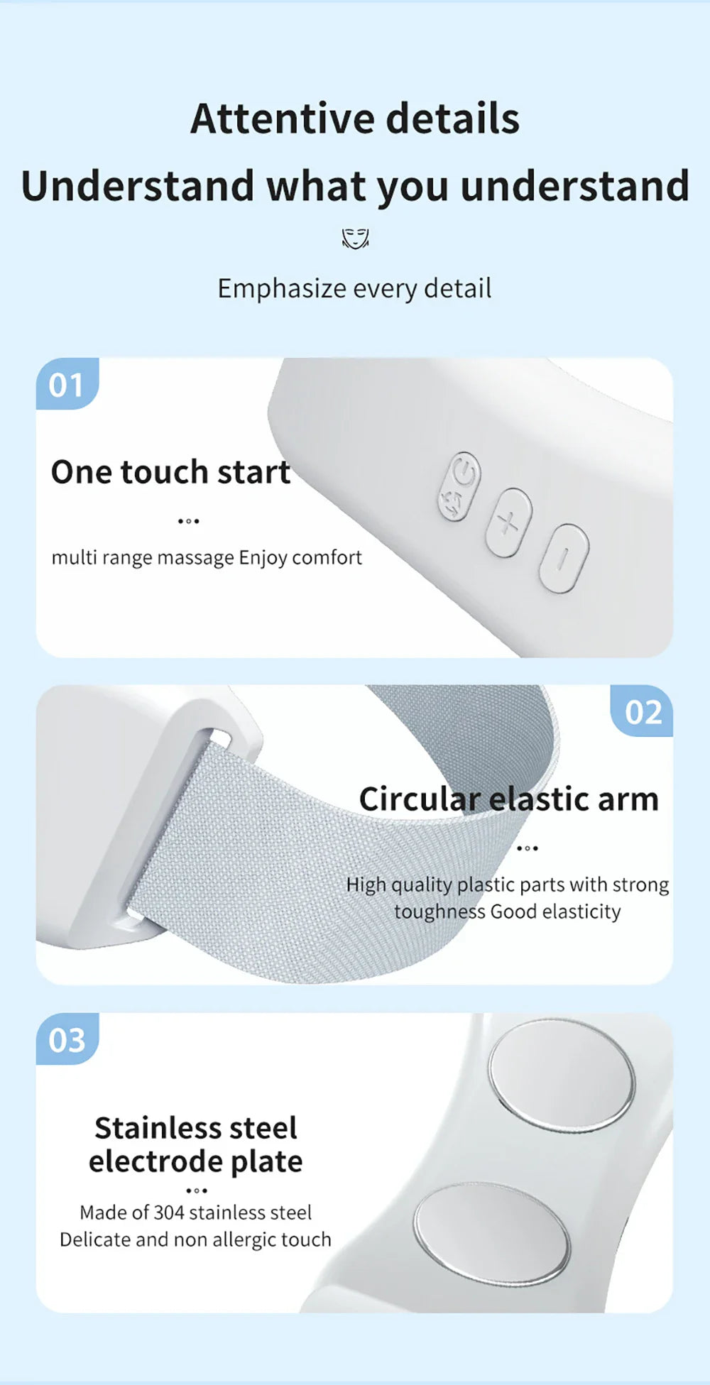 EMS Face Lifting Massager – Anti-Wrinkle, Firming V-Face Lift Microcurrent Device for Double Chin Skin Care