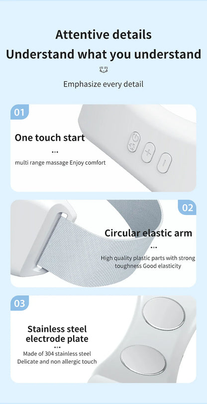 EMS Face Lifting Massager – Anti-Wrinkle, Firming V-Face Lift Microcurrent Device for Double Chin Skin Care