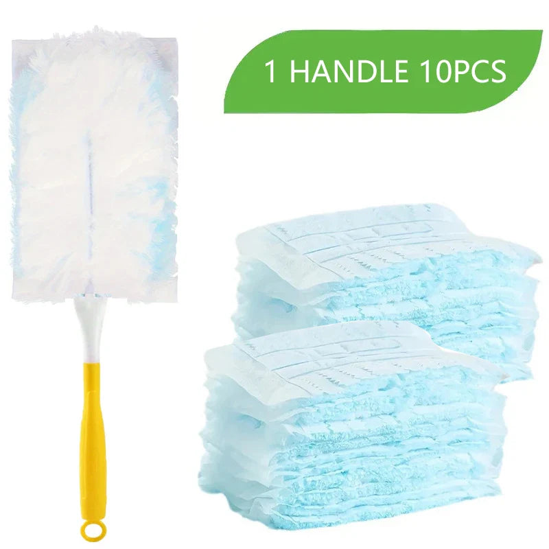 10 Count Disposable Duster Refills – Compatible with Swiffer Duster for Efficient Cleaning
