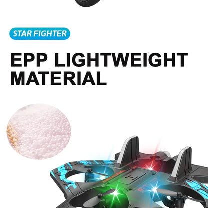 2.4G Remote Control Fighter Foam Glider – LED Stunt UAV Helicopter Aircraft Model