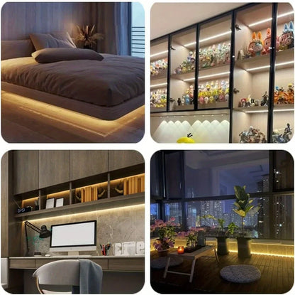 USB DC 5V LED Neon Strip Light – Dimmable Flexible Silicone Waterproof Tape with Touch Sensor for Indoor & Outdoor Room Decor