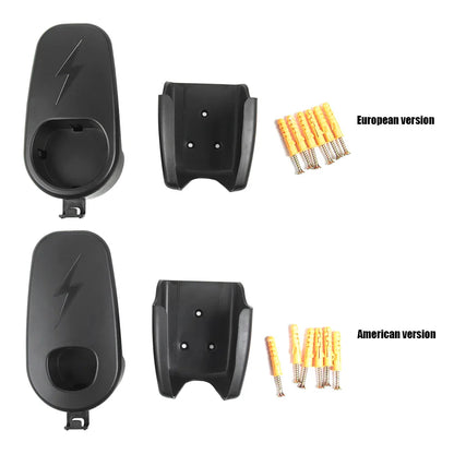 Vehicle Charger Control Holder with Chassis Bracket - Wall Stand for Tesla Model 3/Y, Charger Cable Organizer