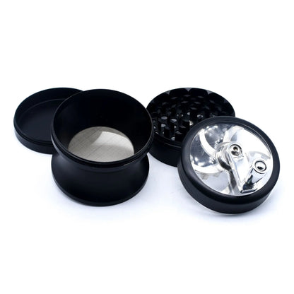 63mm 4-Layer Metal Herbal & Tobacco Grinder — Manual Spice Mill for Smoking Accessories