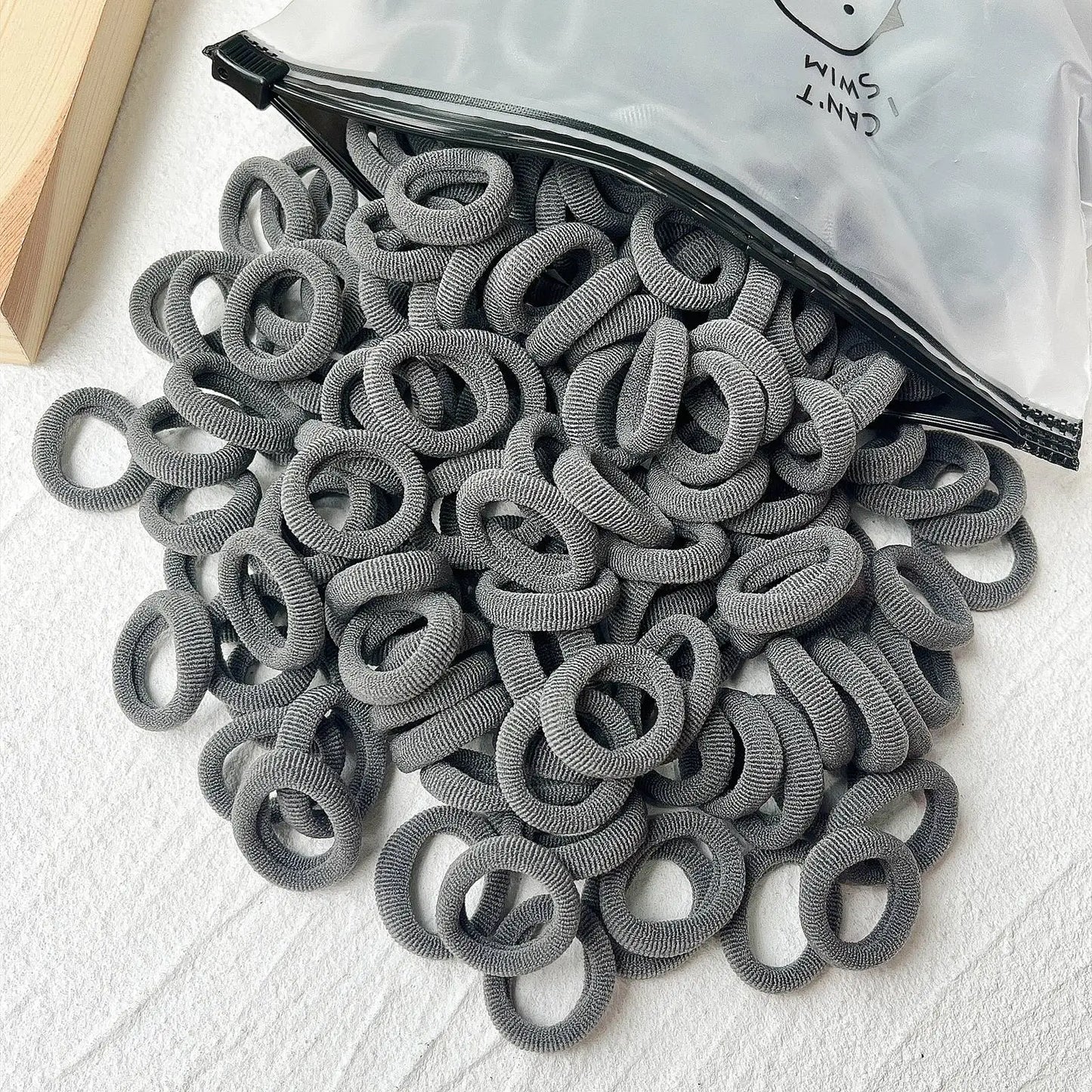 20/50PCS Kids Elastic Hair Bands – Girls Sweets Scrunchie Rubber Bands for Children Hair Ties & Headbands