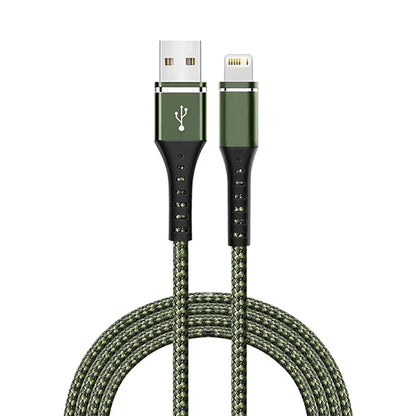 Original Lightning Cable USB – Fast Charging Wire for iPhone 14-6S Plus, X, XR, XS, 13, 12, 11 Pro Max, SE, Nylon Braided Charger Cord