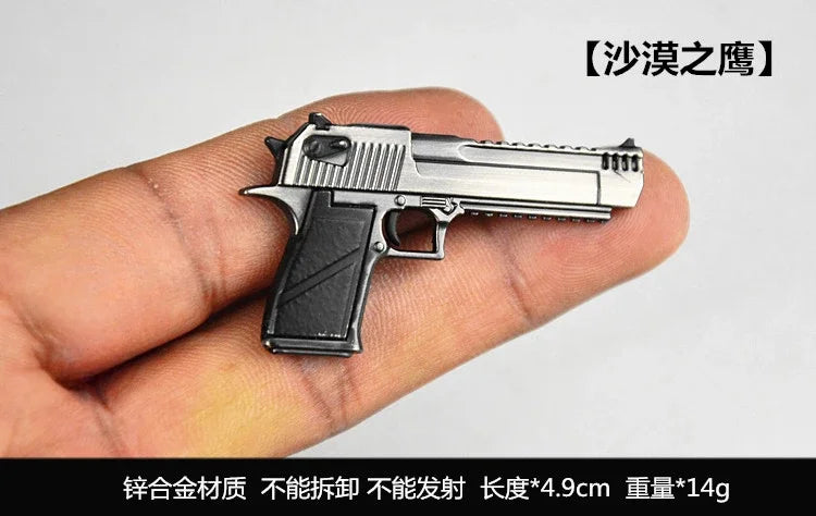 1/6 Scale Miniature Gun Set – Plastic P92, M1911, 98K, MP5K Rifles for 12" Action Figure Doll Accessories