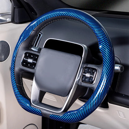 Universal 36-38cm Car Steering Wheel Cover — Non-Slip, Breathable, Fits Round & D-Shaped Wheels