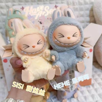 Hot Sale Anime Figure Labubu – Have A Seat Series Vinyl Pendant Doll & Cute Monster Keychain Toy, Birthday Gift